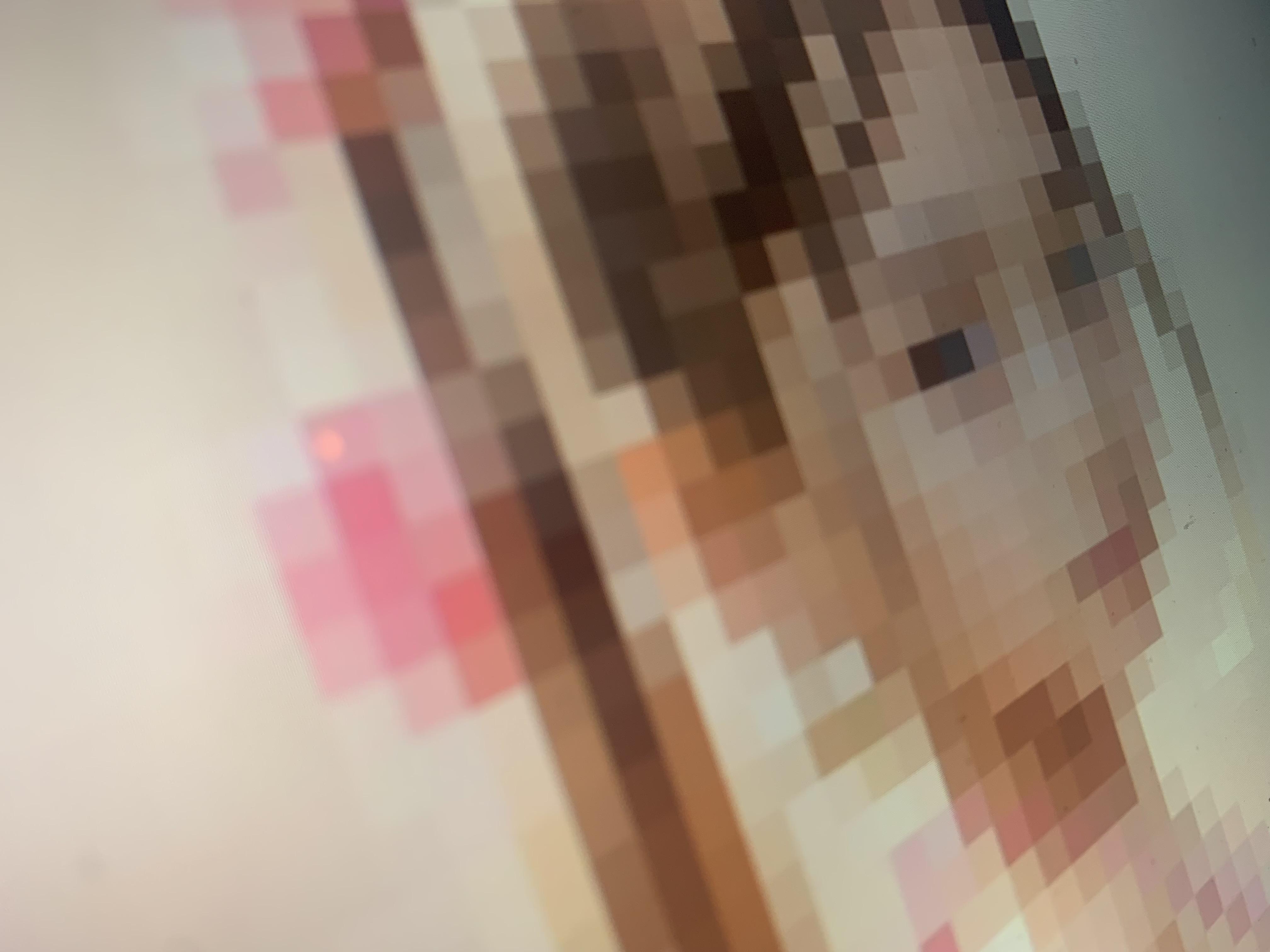Pixelated picture of a sexualised girl