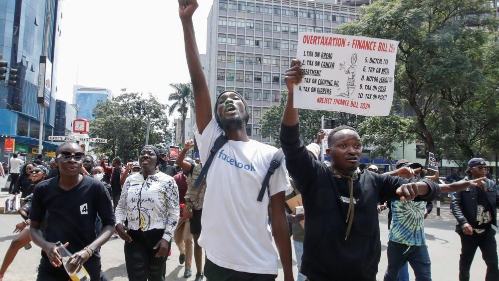 Kenya scraps bread tax as protesters tear-gassed