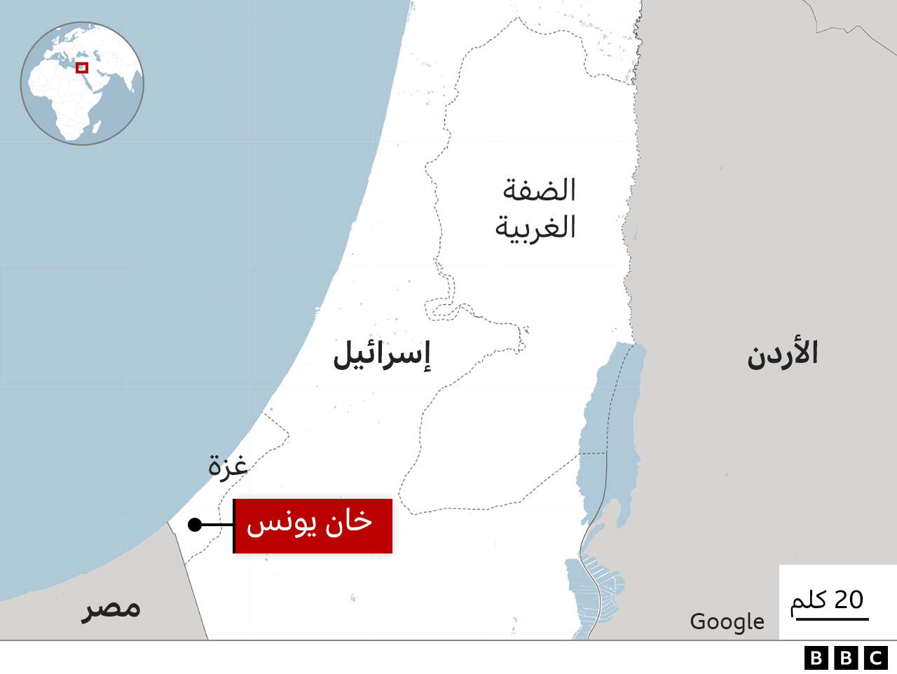 خارطة الضفة الغربية وإسرائيل