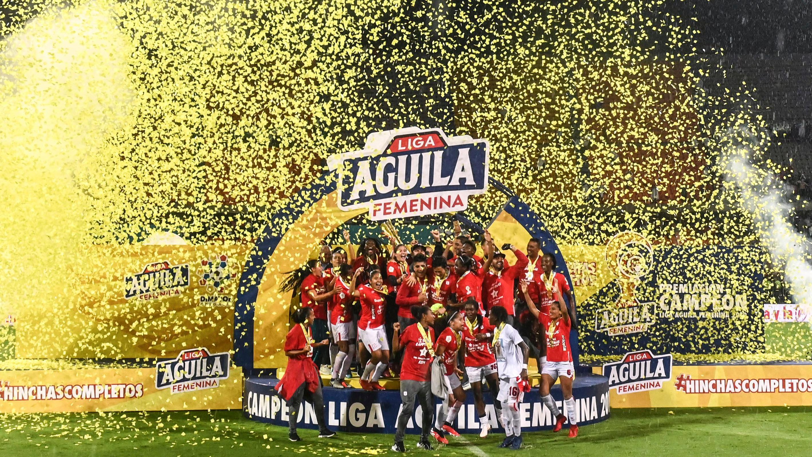Liga femenina de futbol en Colombia