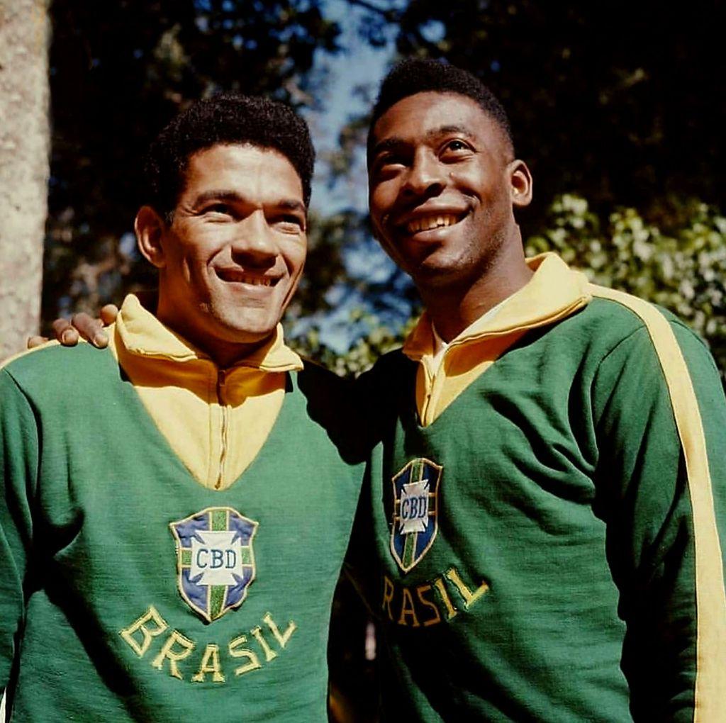 Garrincha e Pelé