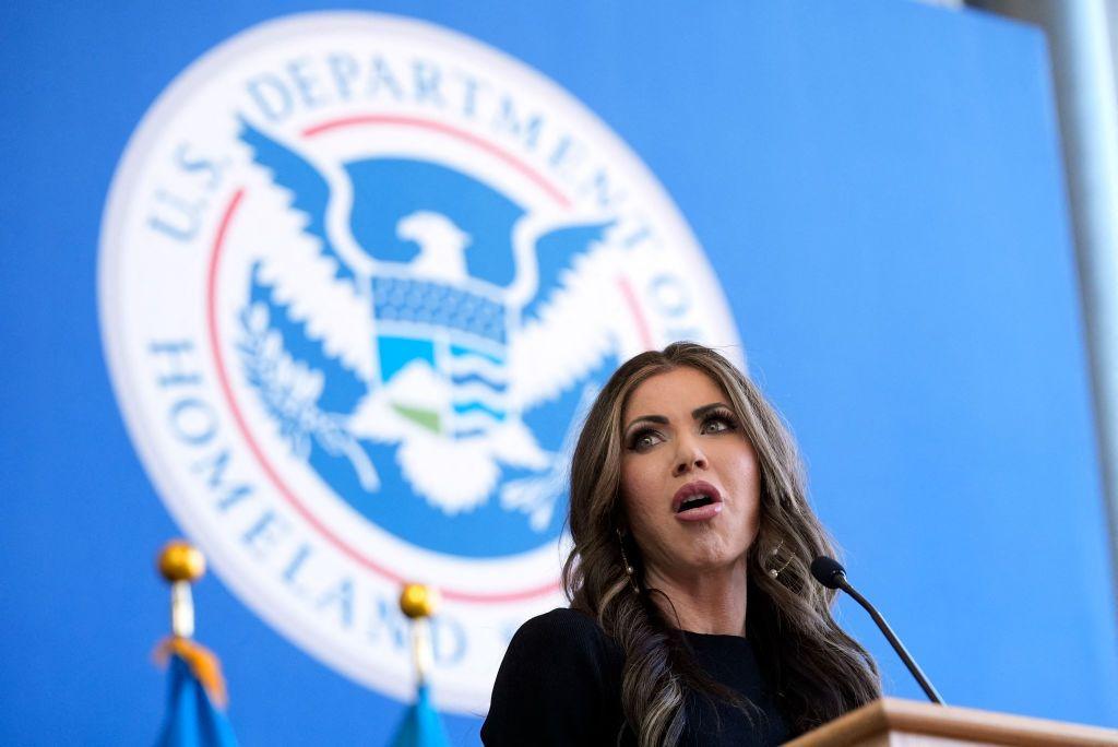 Kristi L. Noem, secretaria de Seguridad Interior de Estados Unidos. 