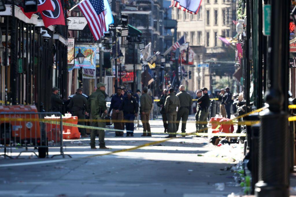 Policías en Nueva Orleans