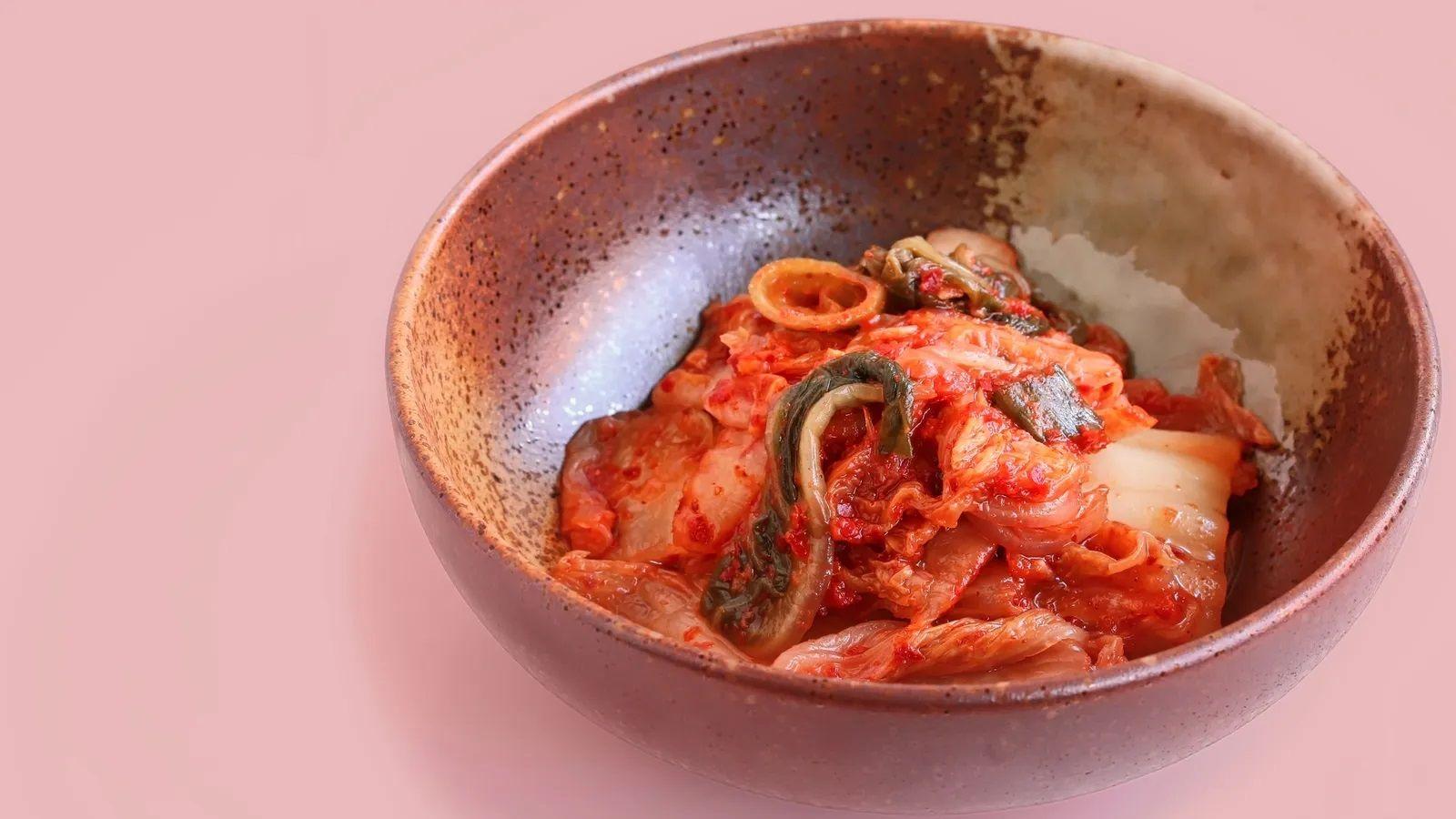 Tijela com kimchi