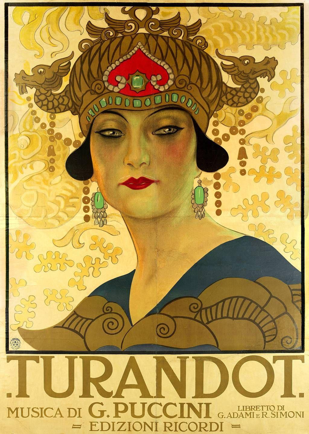 Afiche de Turandot de 1926
