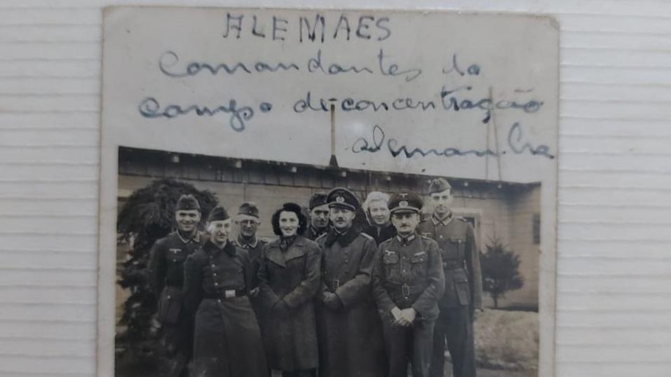 Comandantes do campo de prisioneiros Stalag VI-A, na Alemanha