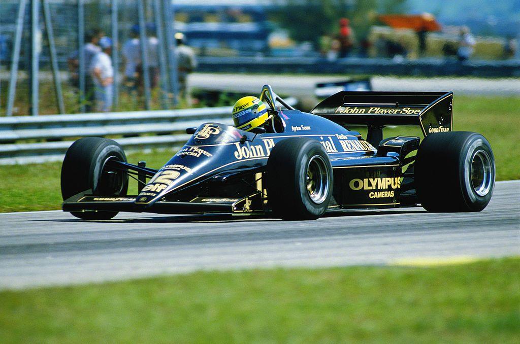 Senna com Lotus em 1985