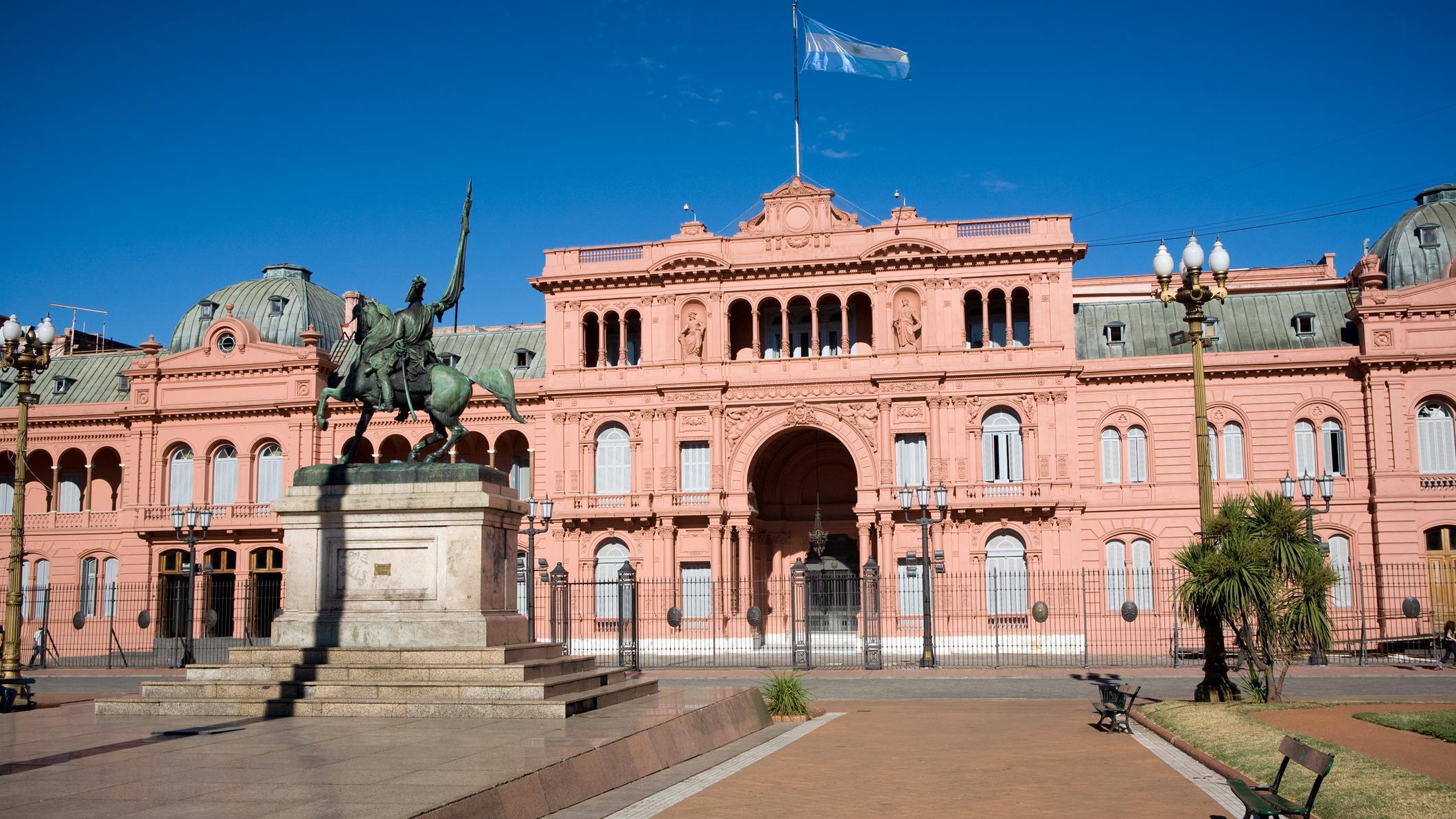 Casa Rosada, a sede do governo argentino