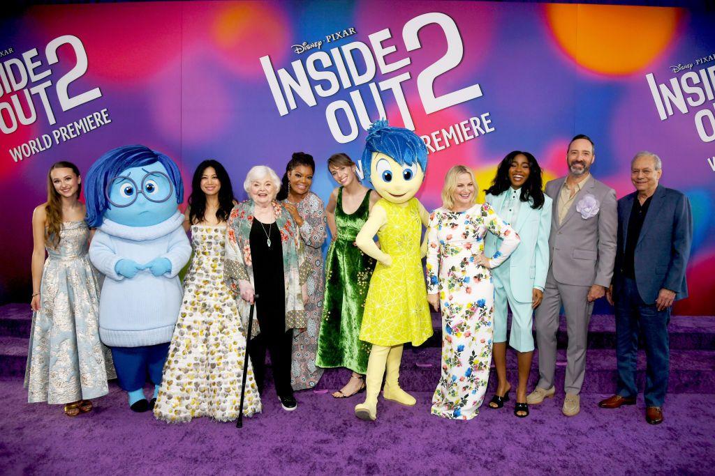 actores de inside out en la premiere de la película