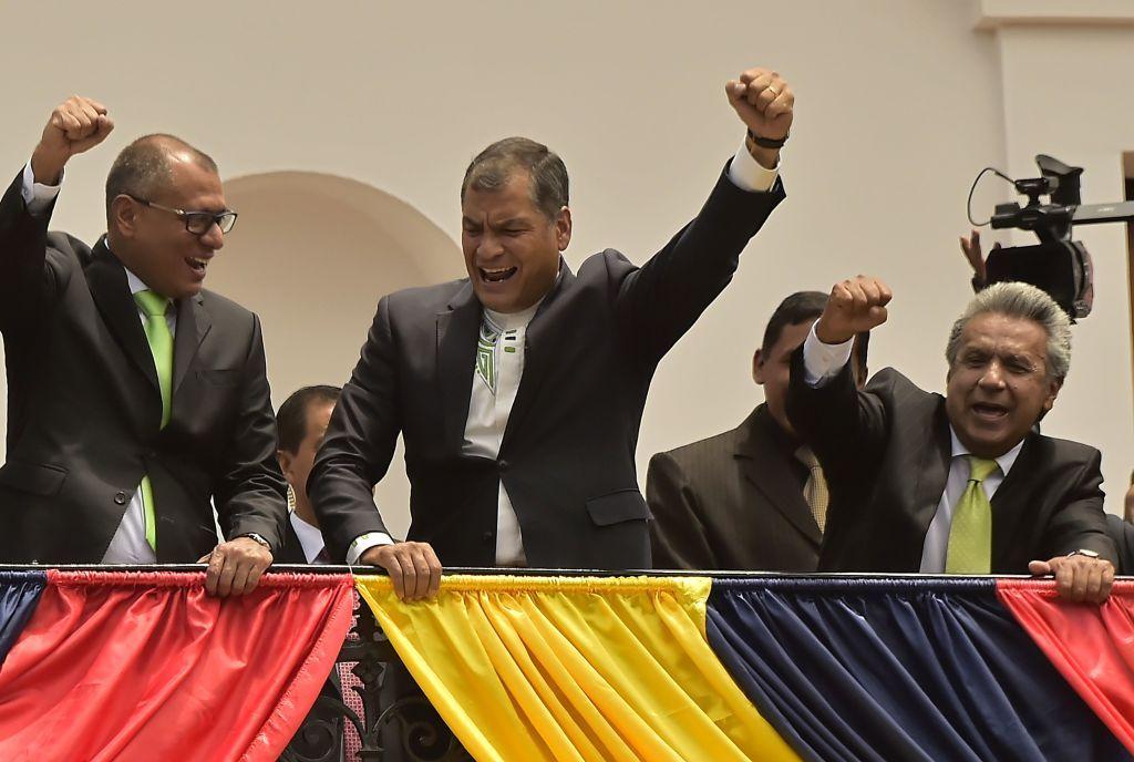 Rafael Correa y Jorge Glas