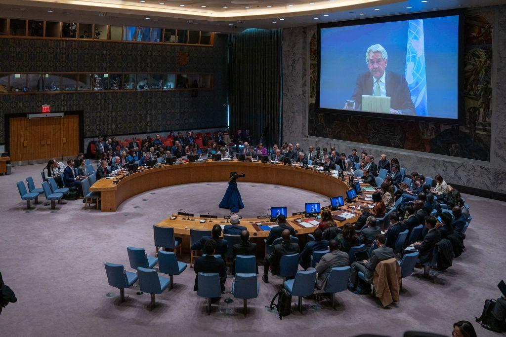 El Consejo de Seguridad de la ONU en Nueva York.