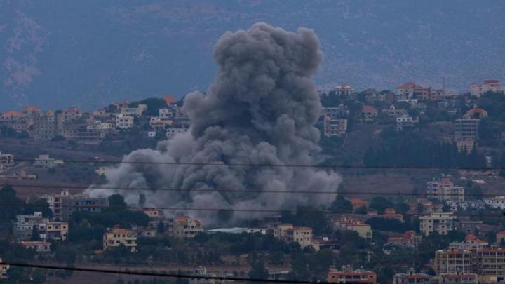 Bombardeio israelense no sul do Líbano