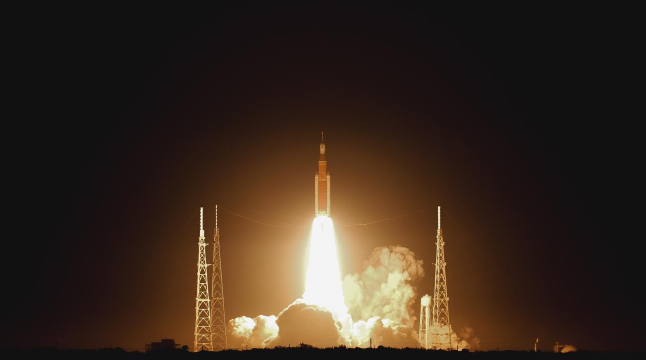 Lançamento da missão Artemis, da Nasa, em 16 de novembro de 2022