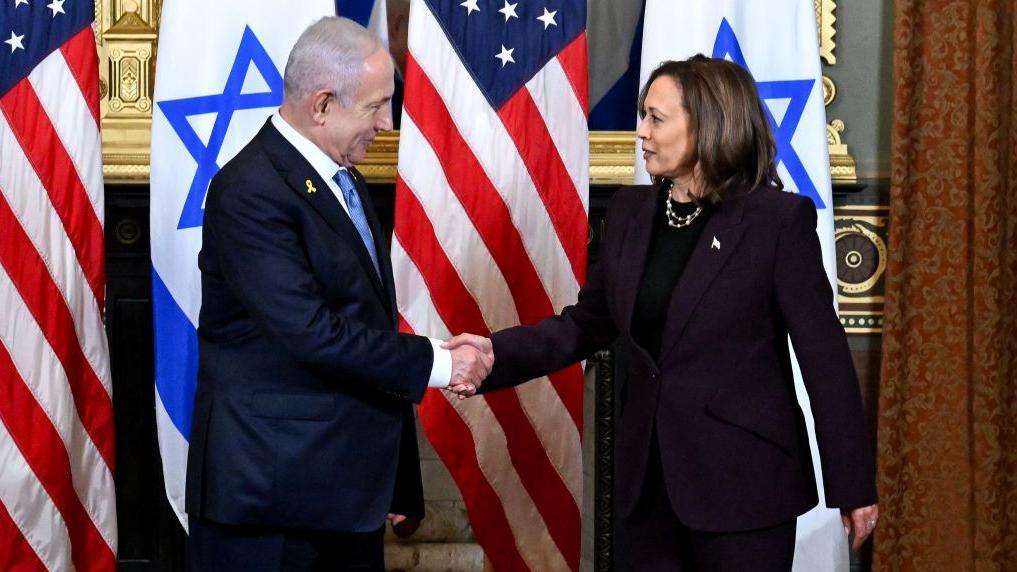 Netanyahu y Harris