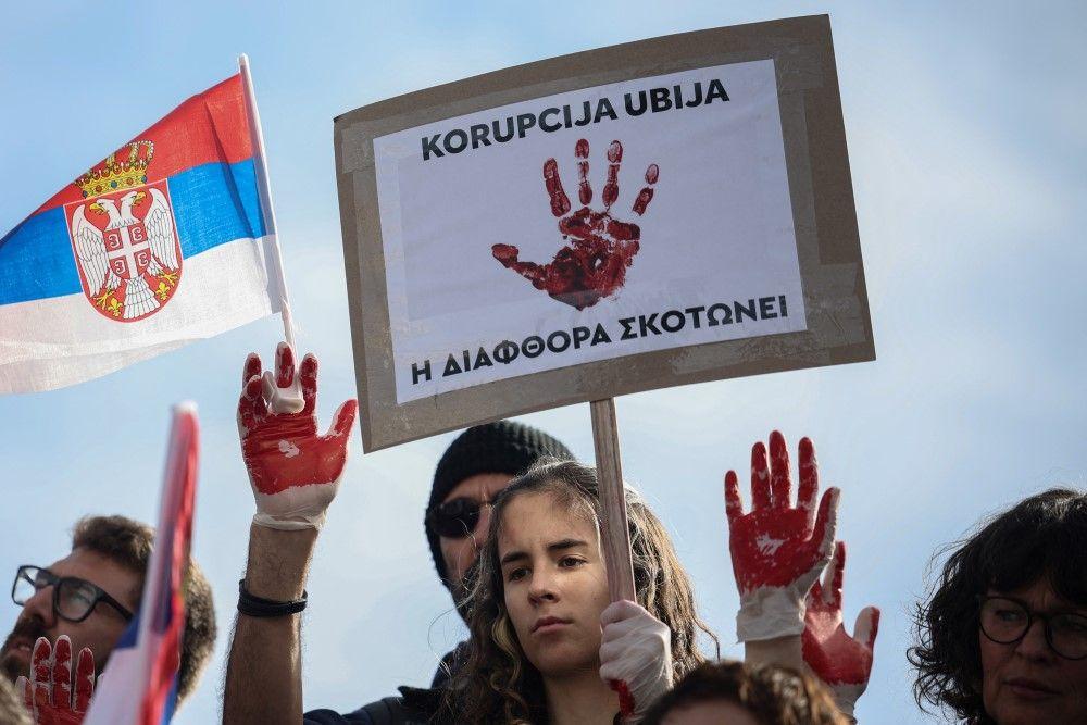 studenti, studentski protest, korupcija