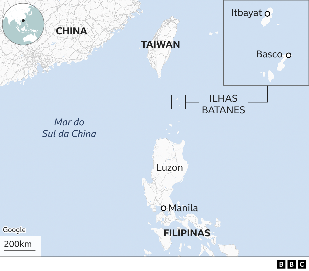 Mapa das Filipinas