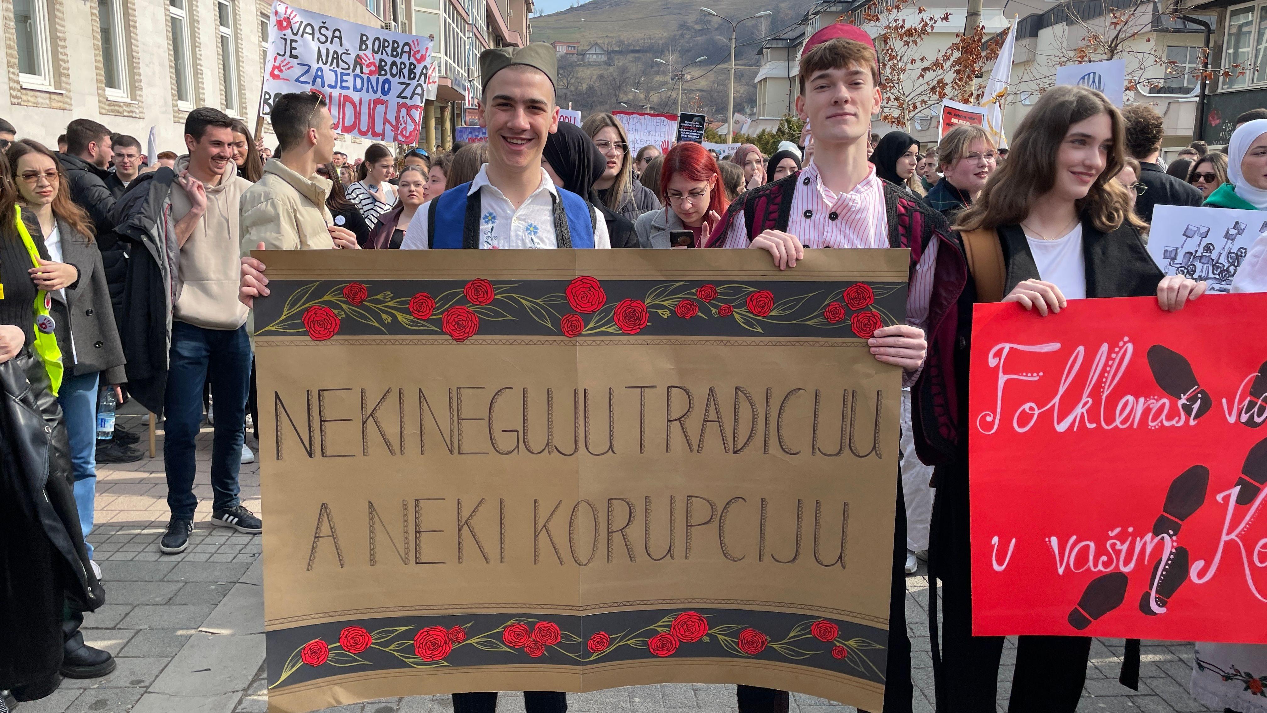 Protest u Novom Pazaru