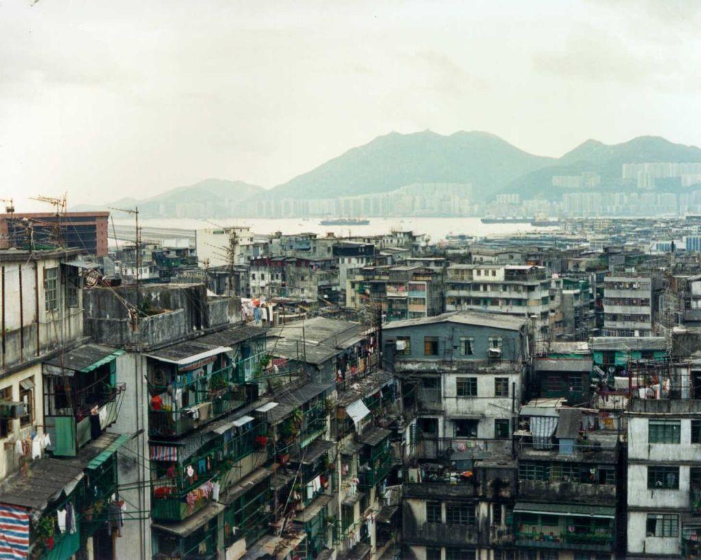 Vista desde arriba de los edificios de Kowloon
