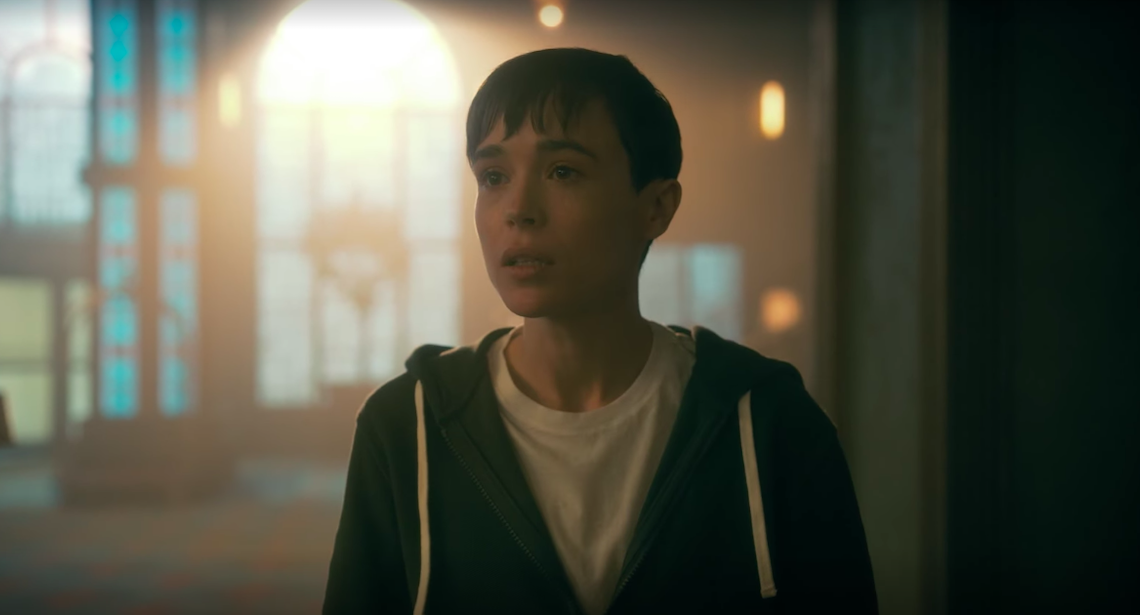Elliot Page como Viktor na série da Netflix 'The Umbrella Academy'