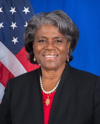 A embaixadora dos EUA na ONU, Linda Thomas-Greenfield