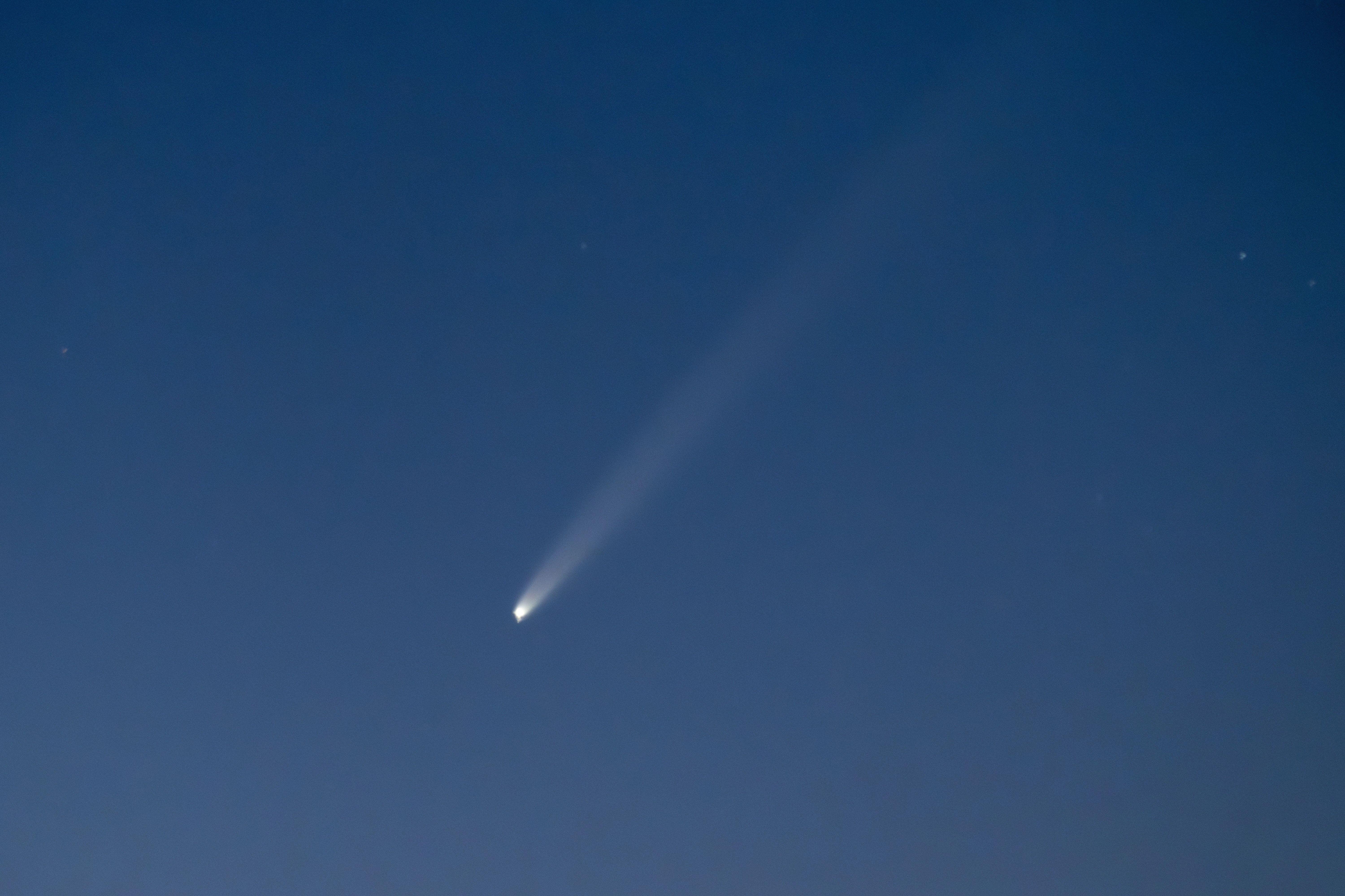 El cometa C/2023 A3 Tsuchinshan-ATLAS visto desde Canarias, España