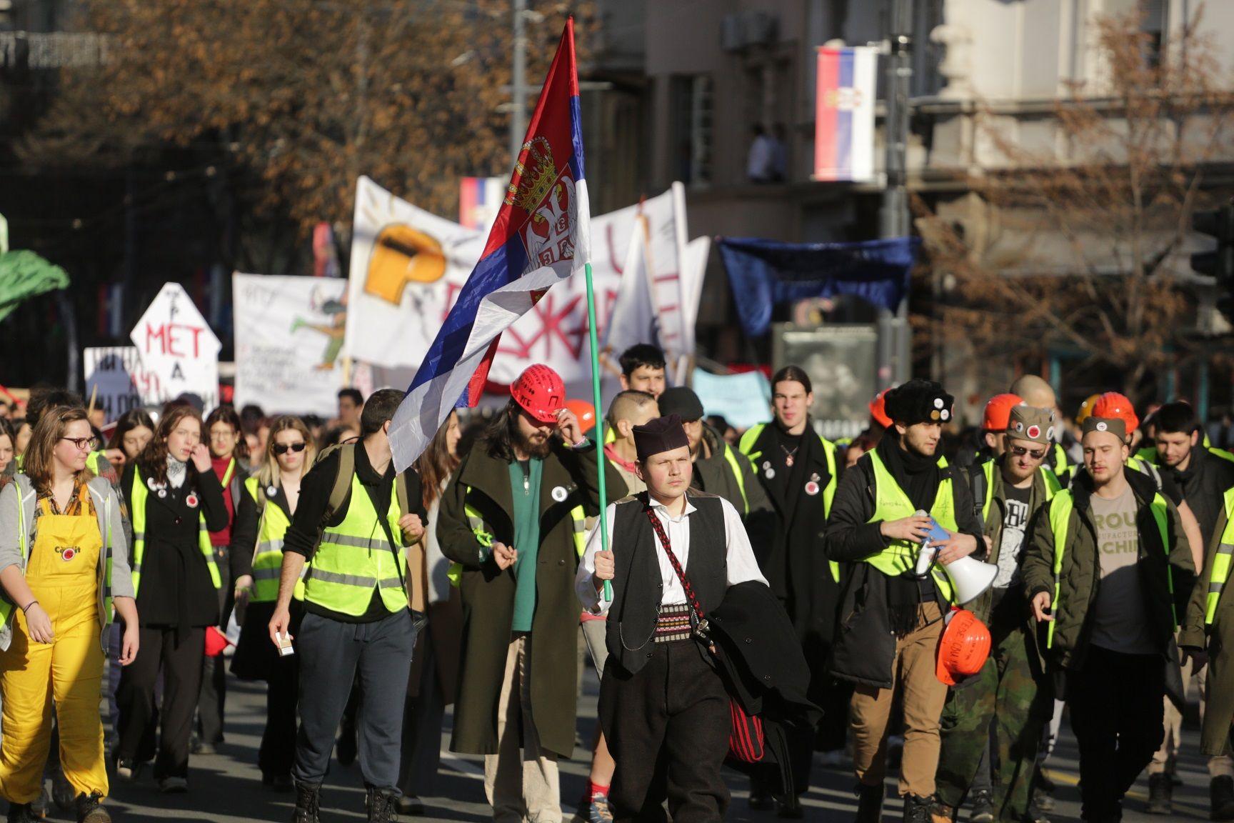 Student u koloni kod Slavije, na putu ka blokadi Autokomande