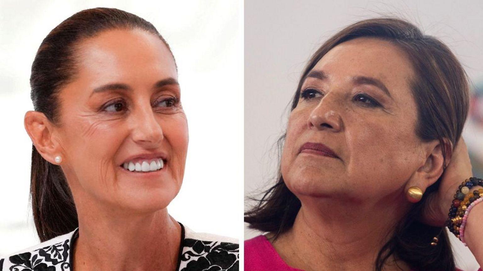 Claudia Sheinbaum y Xóchitl Gálvez
