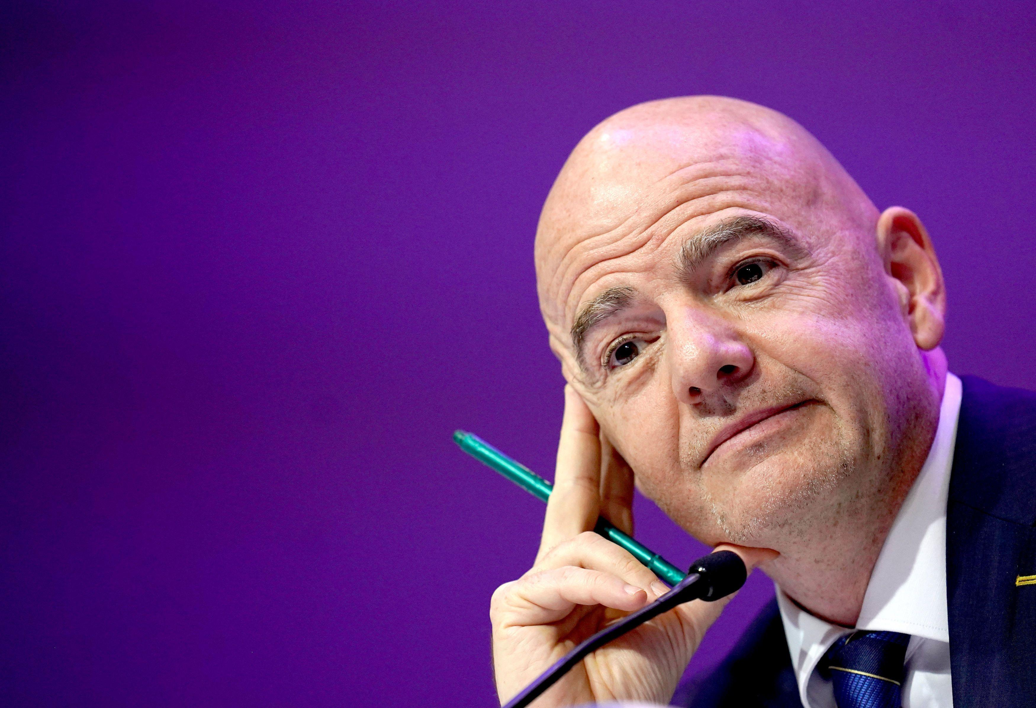 Presidente da Fifa, Gianni Infantino