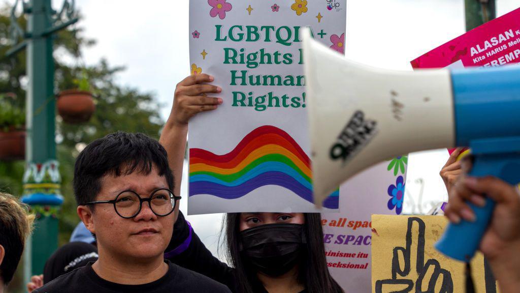 LGBTQ protest
