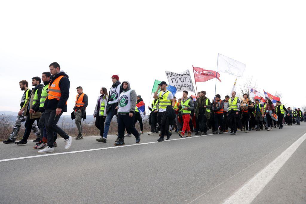 studentski marš do Kragujevca