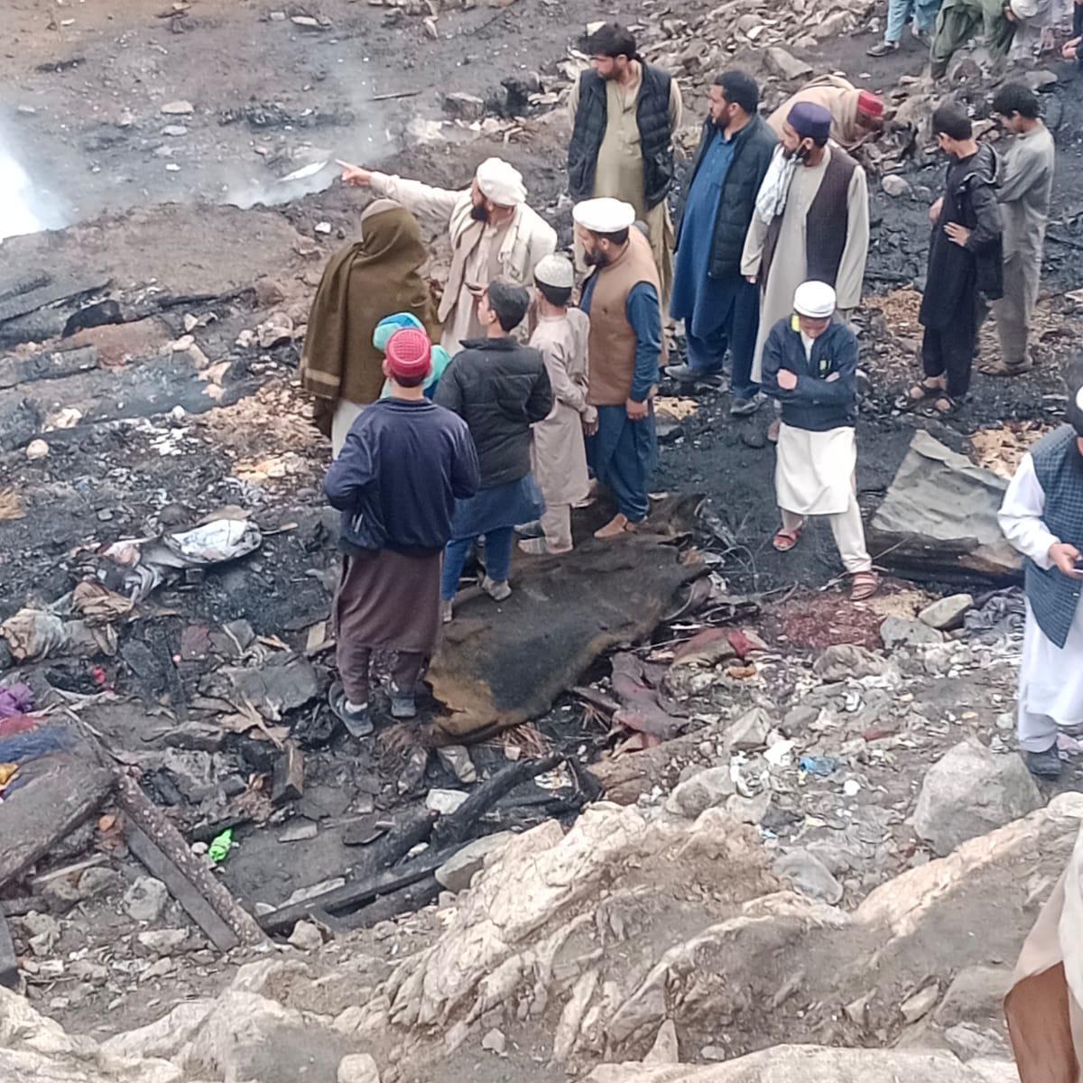 کوہستان میں آتشزدگی