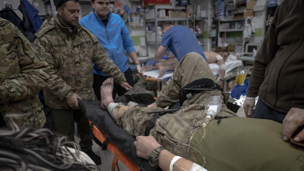 Militar ucraniano herido