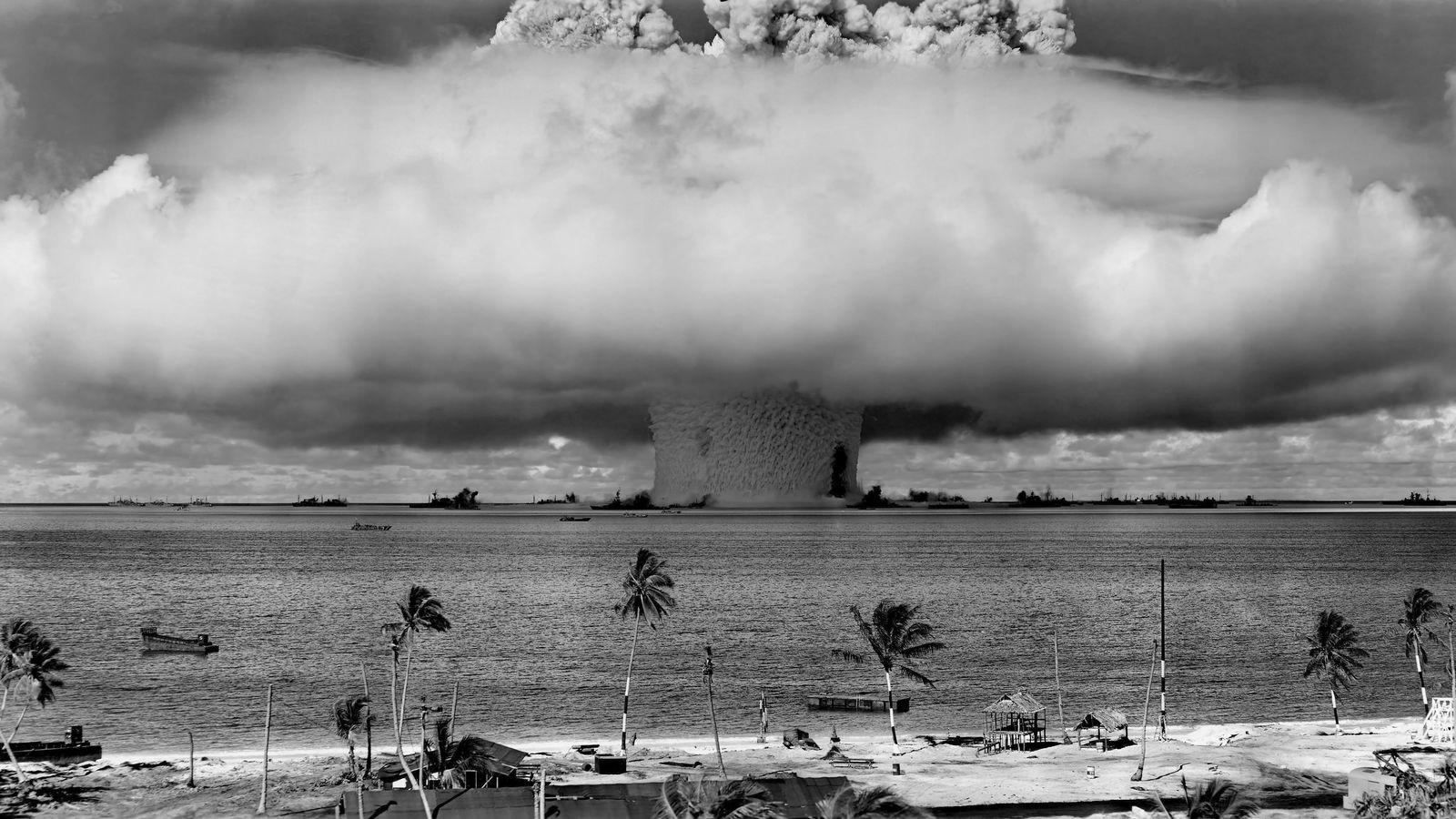 Las pruebas nucleares en el atolón Bikini