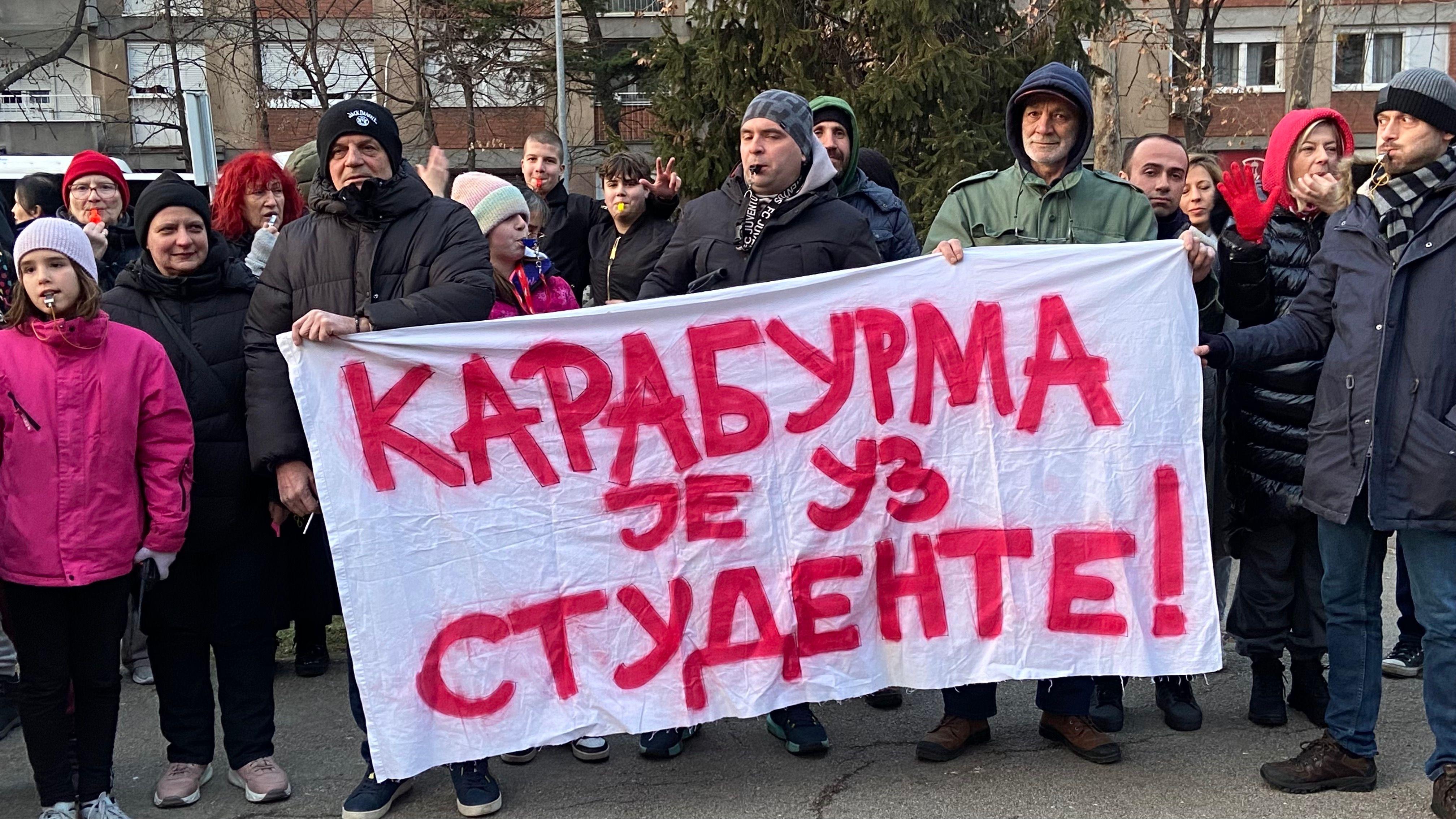 Protest u Beogradu