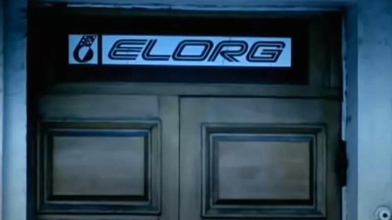 Porta com o escrito Elorg