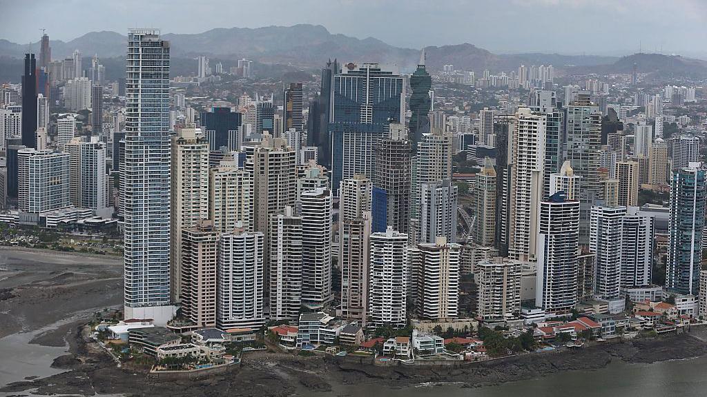 Vista panorámica del skyline de Ciudad de Panamá.
