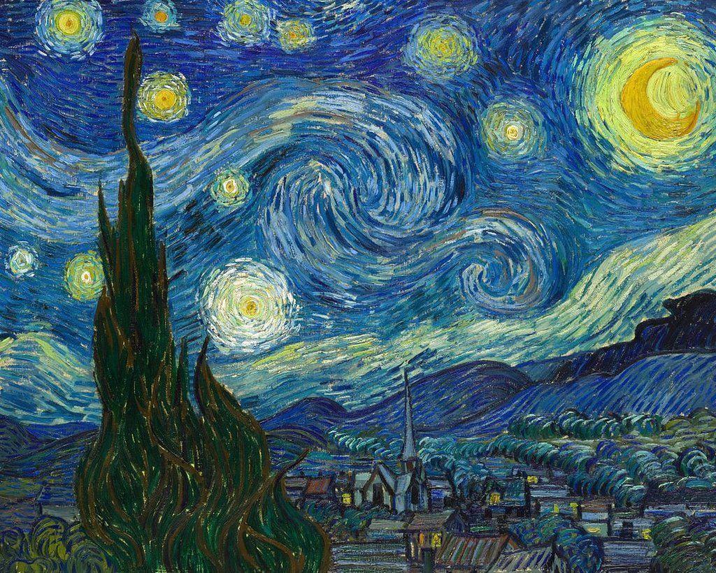 "La noche estrellada" de Vincent van Gogh.
