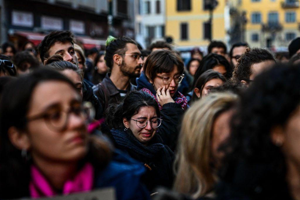 Milan'da yapılan bir protesto