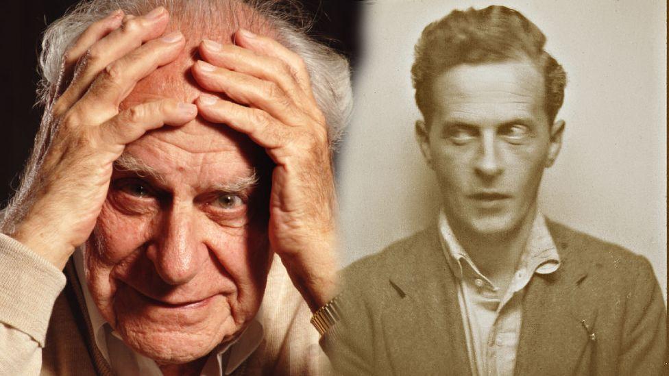 Karl Popper y Ludwig Wittgenstein 