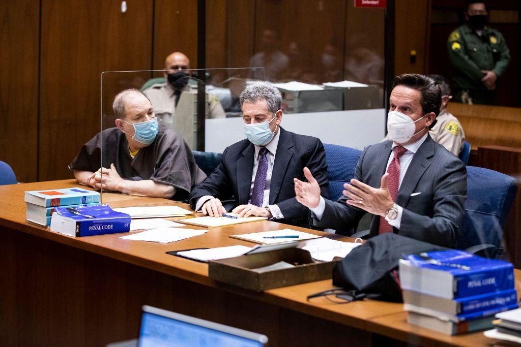 Weinstein durante el segundo juicio en Los Angeles, California