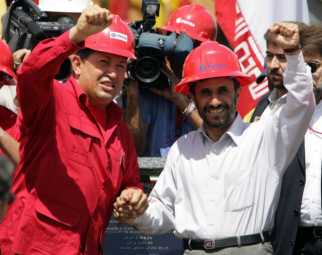 Hugo Chávez y Mahmud Ahmadineyad.
