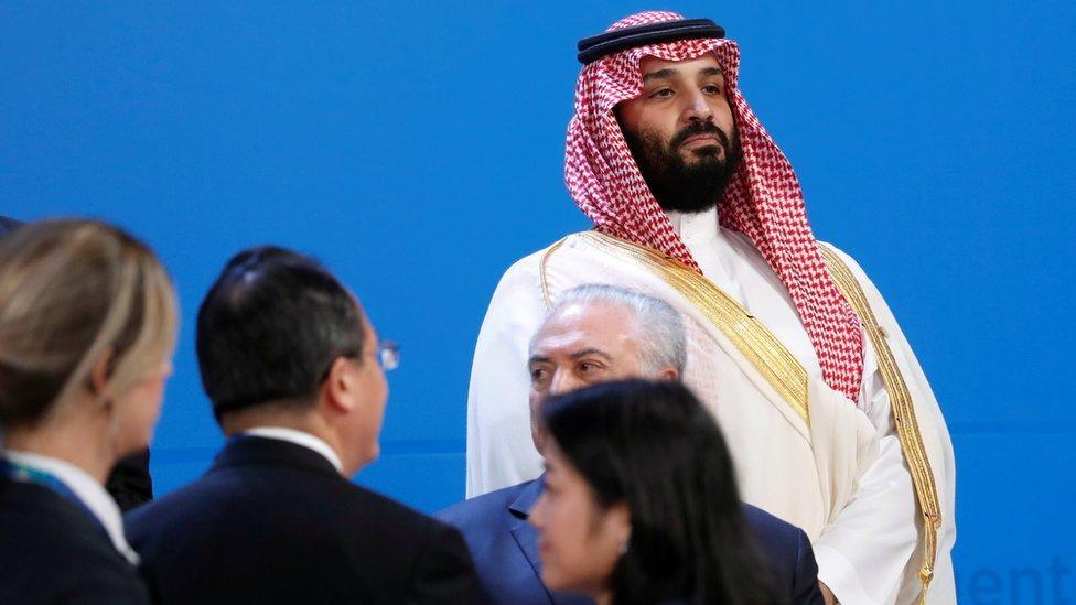 Putra Mahkota Arab Saudi Mohammed bin Salman dalam KTT G20.
