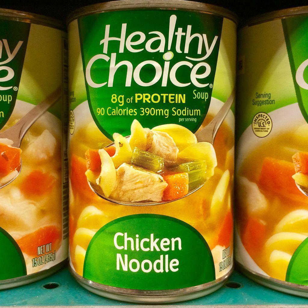 canned chicken soup 