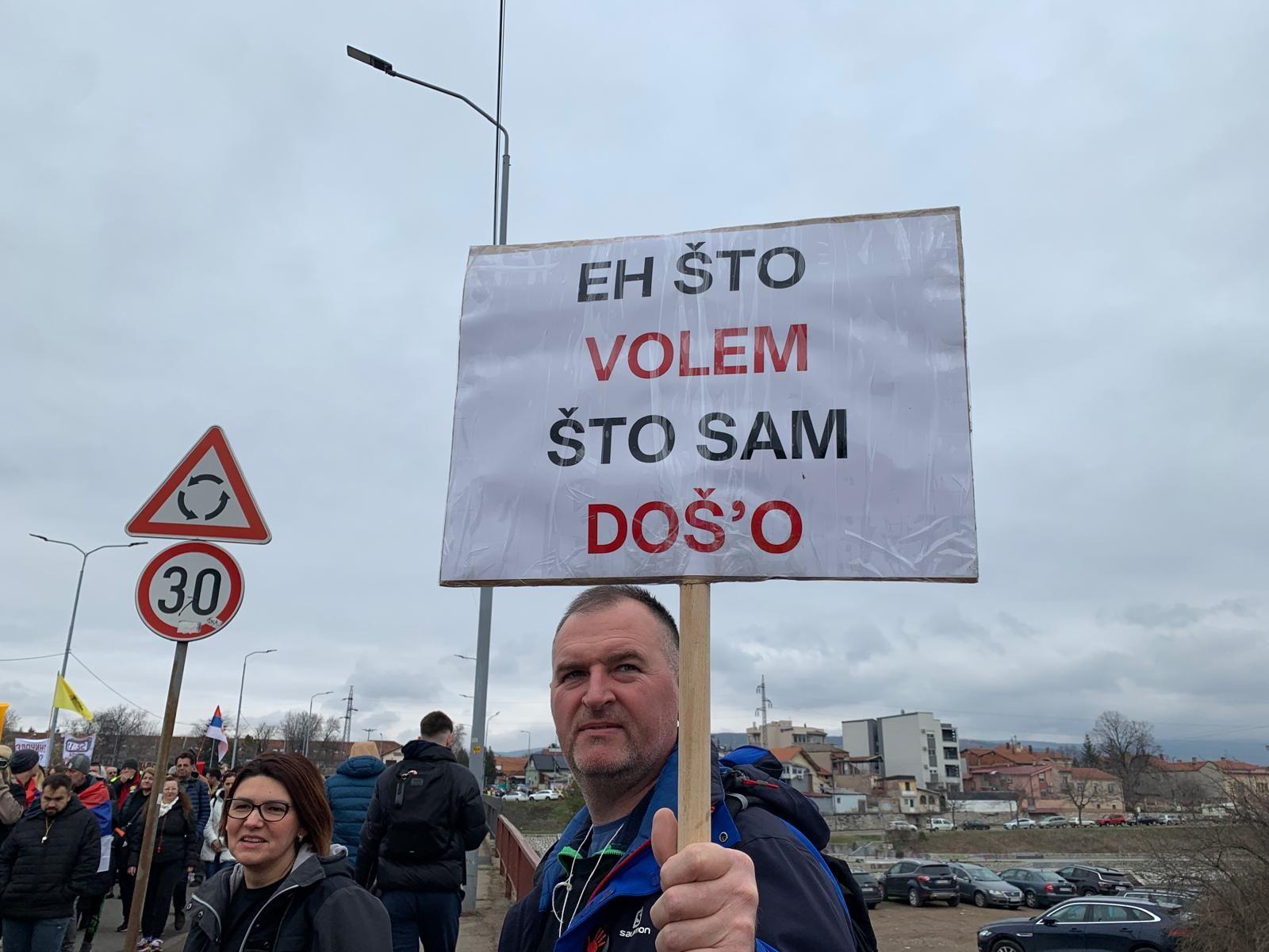 Demonstrant u Nišu