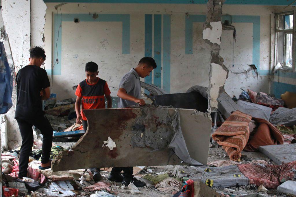 Vurulan bölümün içeriden görüntüsü