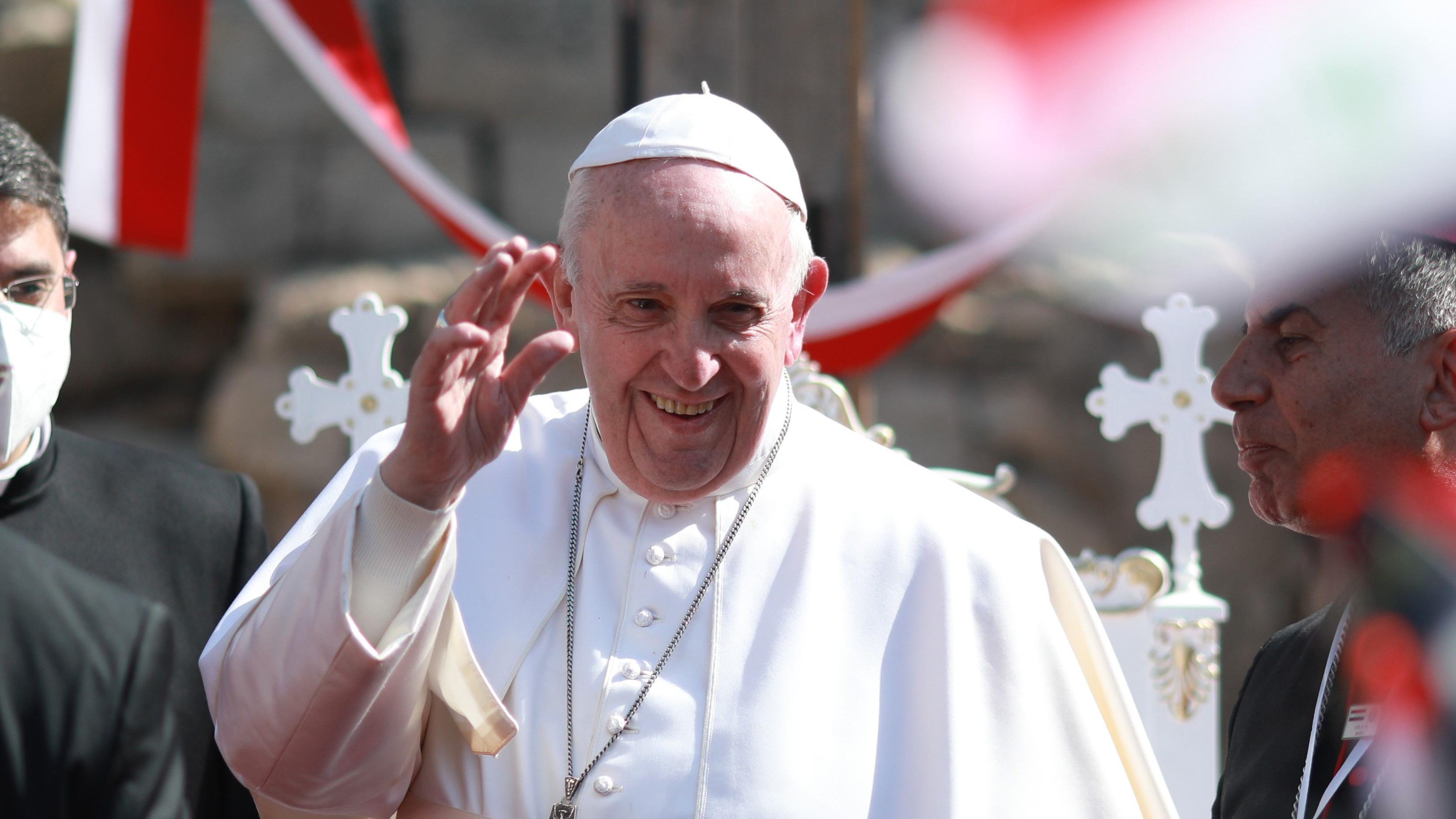 El papa Francisco en Mosul.