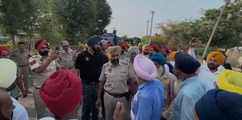 ਕਿਸਾਨਾਂ ਅਤੇ ਪੁਲਿਸ ਦੀ ਝੜੱਪ