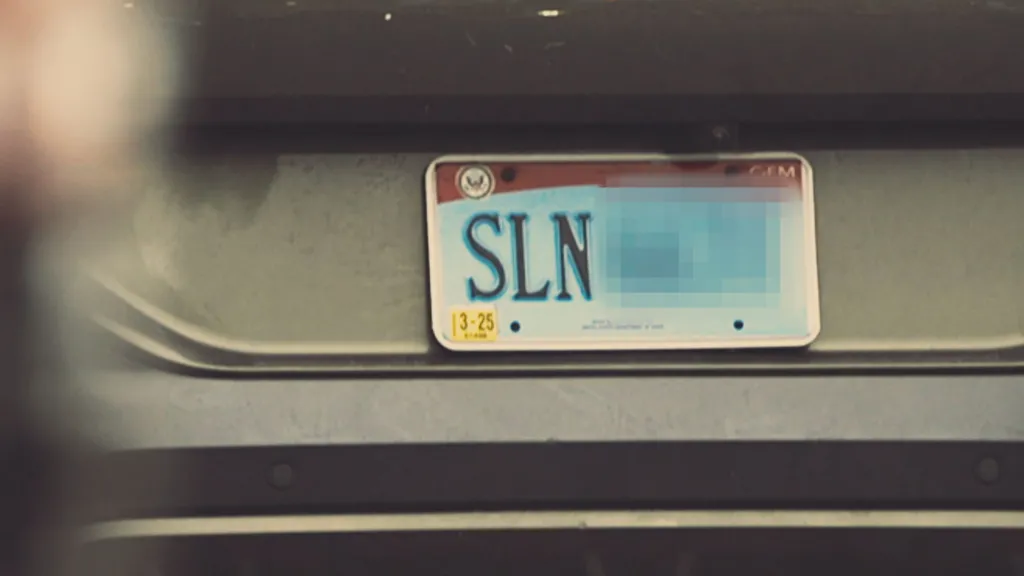 number plate