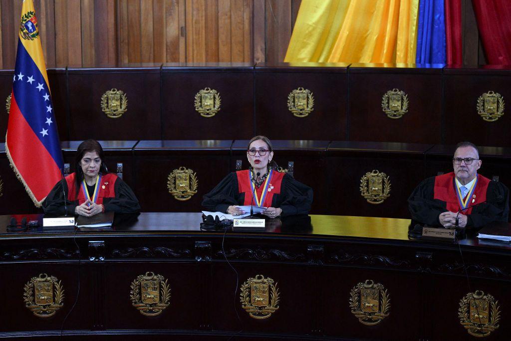 Magistrados de la Sala Electoral del TSJ.