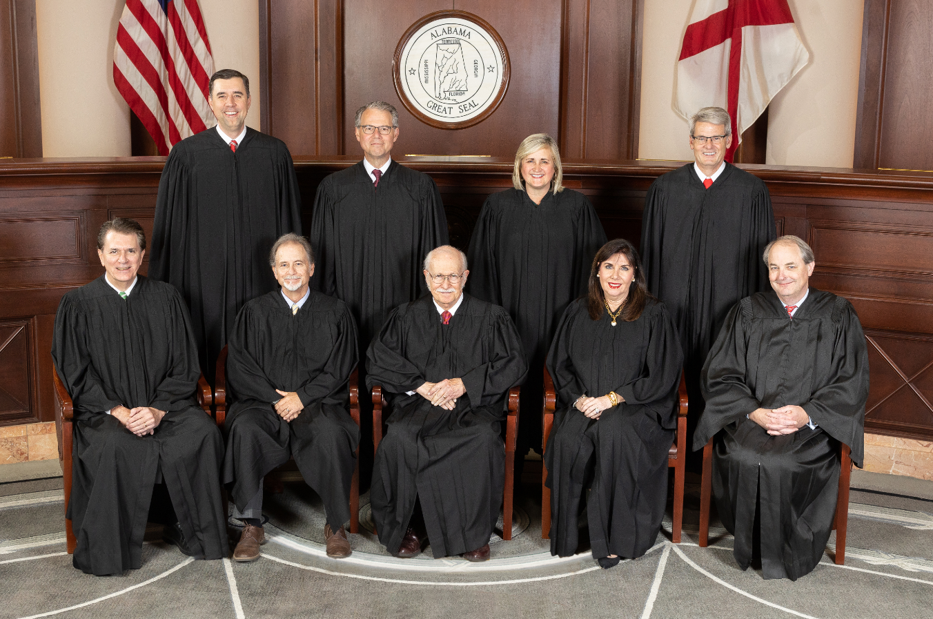 Los jueces de la Corte Suprema de Alabama